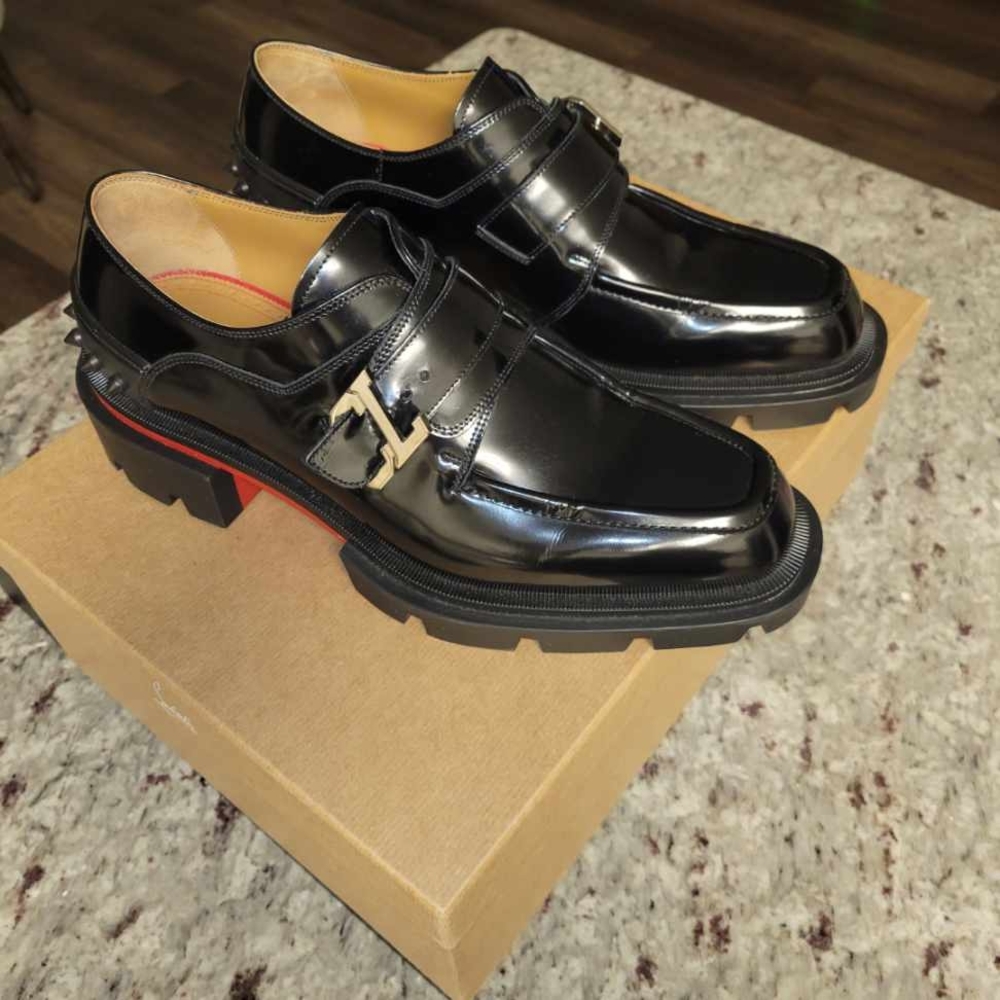 Black Patent Leather Men's Shoes